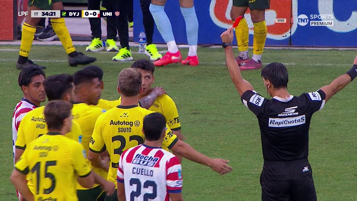 "Botta": Porque fue expulsado en el partido de Defensa y Justicia contra Unión