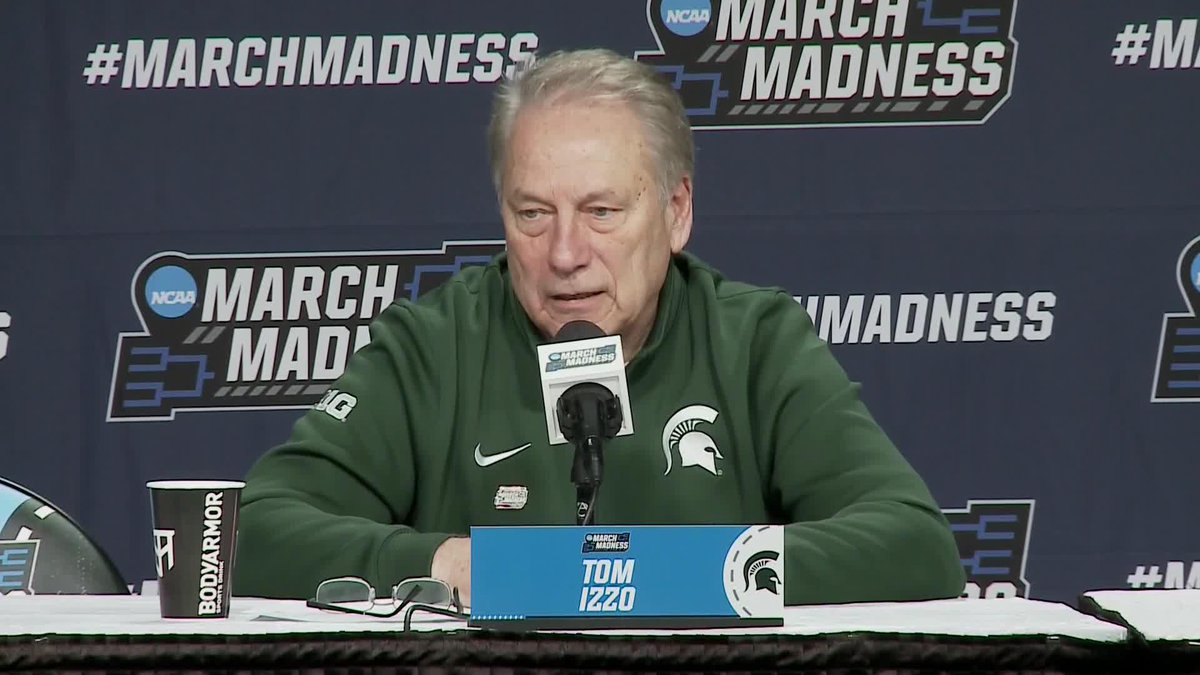 "You just prolonged my retirement for two years. That is the ultimate compliment." Tom Izzo found inspiration when asked about his team's enthusiasm. 🙌 Michigan State Men's Basketball