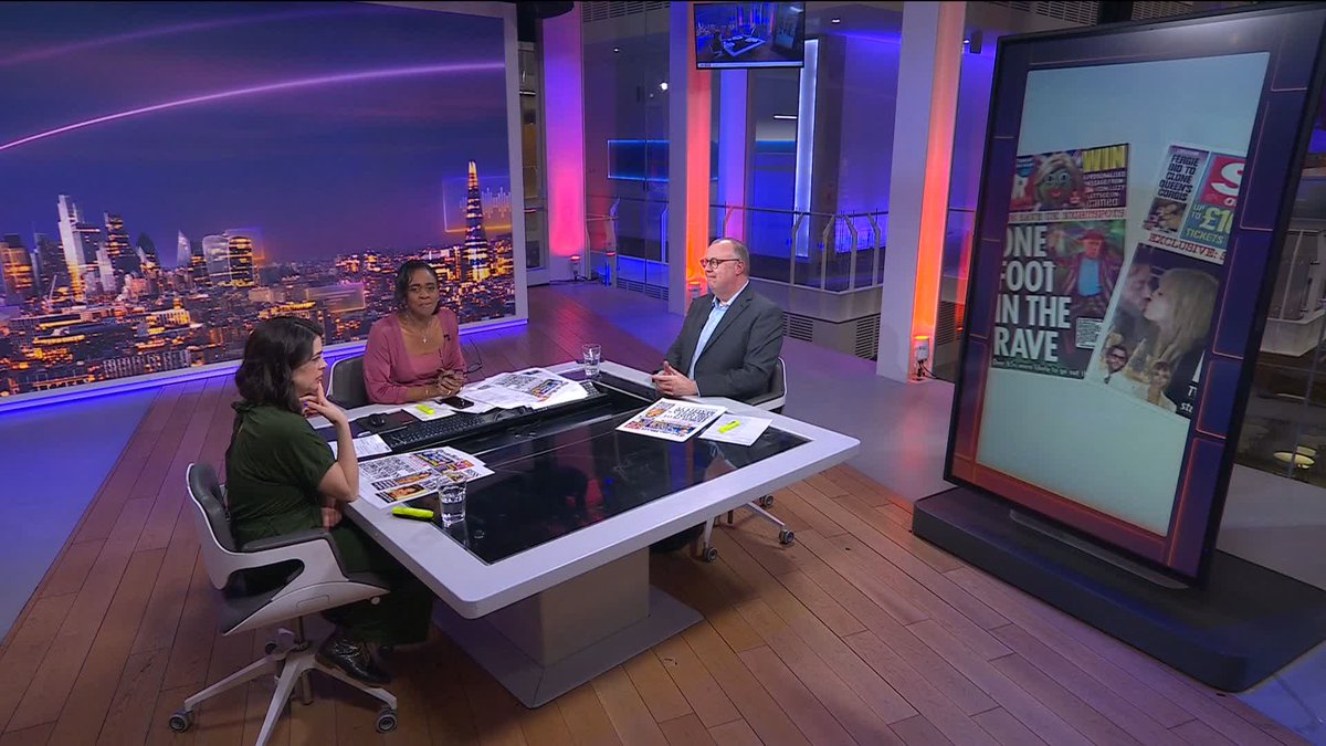 What's on Sunday's front pages? 📰 Sky's Gillian Joseph takes a first look at tomorrow's top stories with broadcaster and commentator Duncan Barkes and comedian and satirist Rosie Holt on The Wrap. Read more ➡️ 📺 Sky 501
