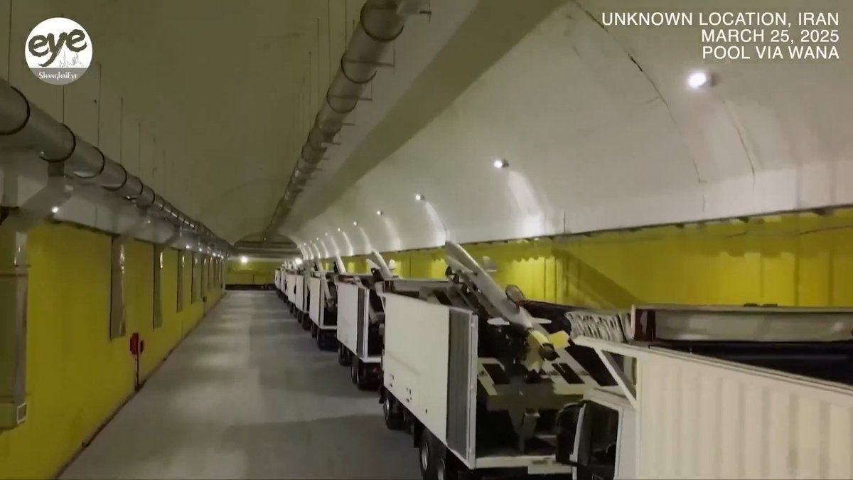 Iran military shows footage giving tour of underground 'missile city'