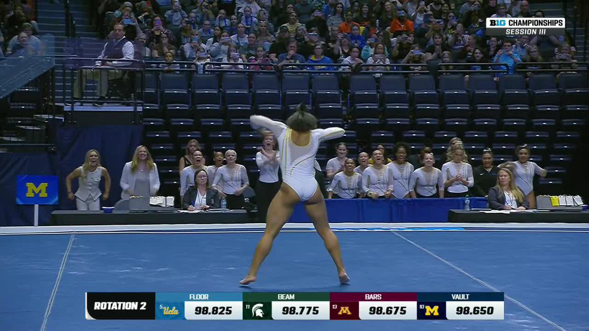 IT'S A 10.0 FROM JORDAN CHILES 🤩 The UCLA Gymnastics star brought perfection to the #b1gwgymchamps 📺: Big Ten Network