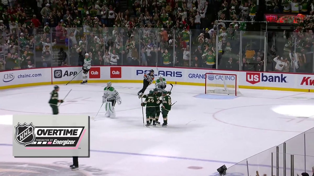 THAT'S GAME 🟢🔴 Vladimir Tarasenko wins a BIG one for the x - Minnesota Wild in Energizer overtime!