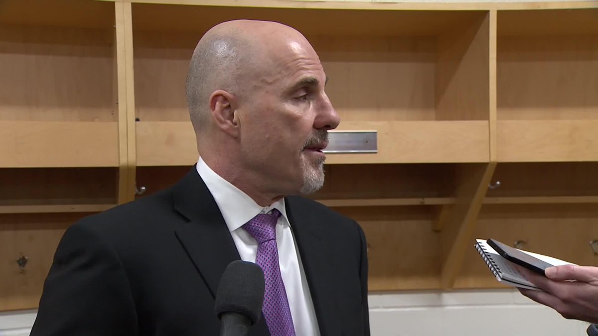 "This is huge for the development of our young players." Hear from Head Coach Rick Tocchet following a 4-1 win over the Sharks. #PHIvsSJS | #LetsGoFlyers