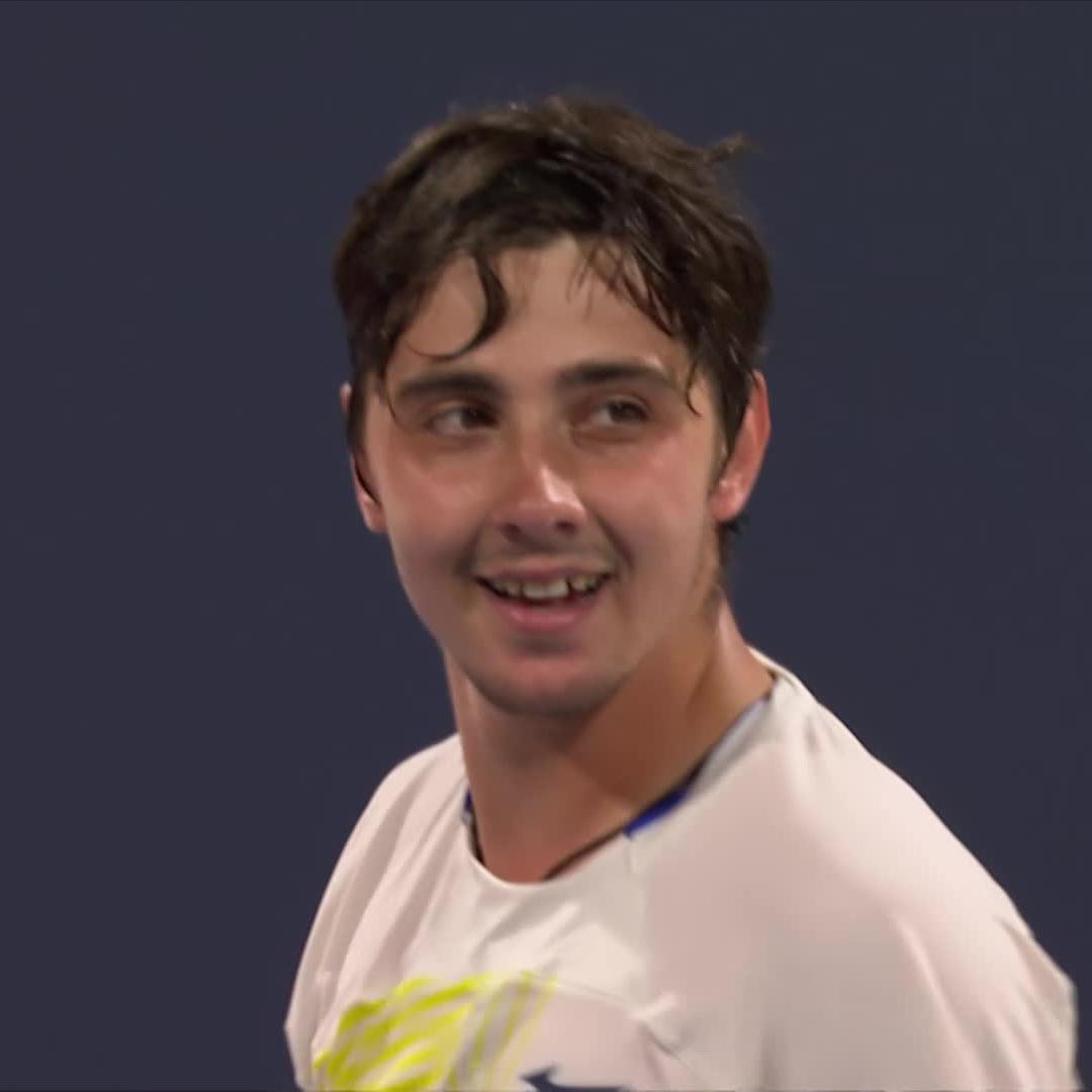 A command performance 🔥 Alexander Shevchenko defeats Shelton 6-7 7-6 6-3 for his first Top 10 win since 2024! #MiamiOpen