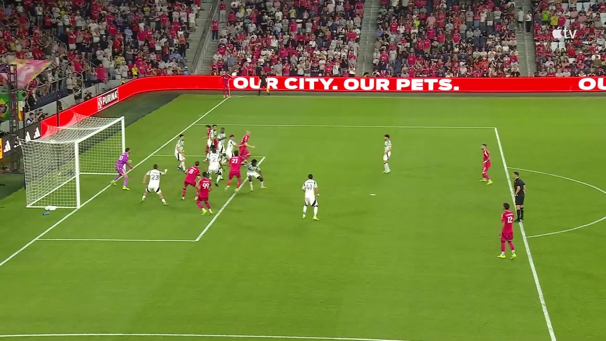 Chris Durkin off the volley to give St Louis CITY SC the lead! ⚡️
