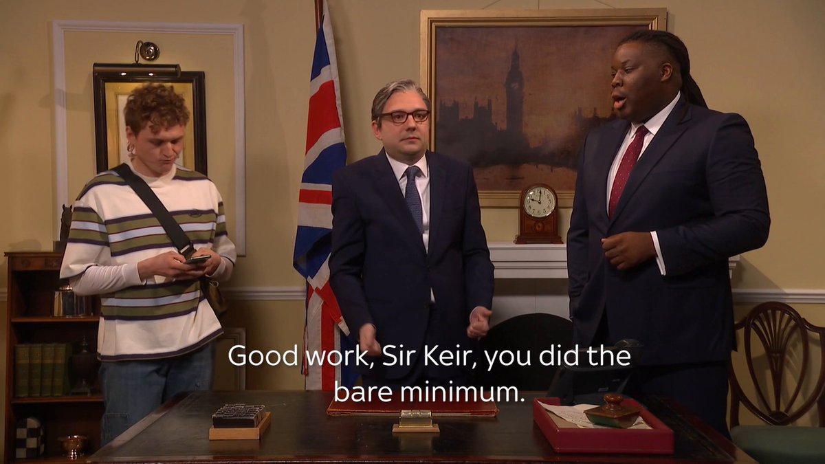 Sir Keir makes a difficult phone call. #SNLUK #SNL #SaturdayNightLive