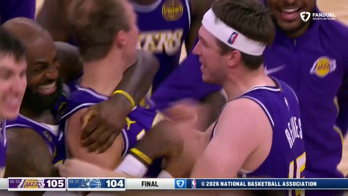 LUKE KENNARD GAME-WINNER IN ORLANDO 😱 BRON, LUKA & THE CREW LOVING IT. 9-STRAIGHT WINS FOR THE LAKERS 🔥
