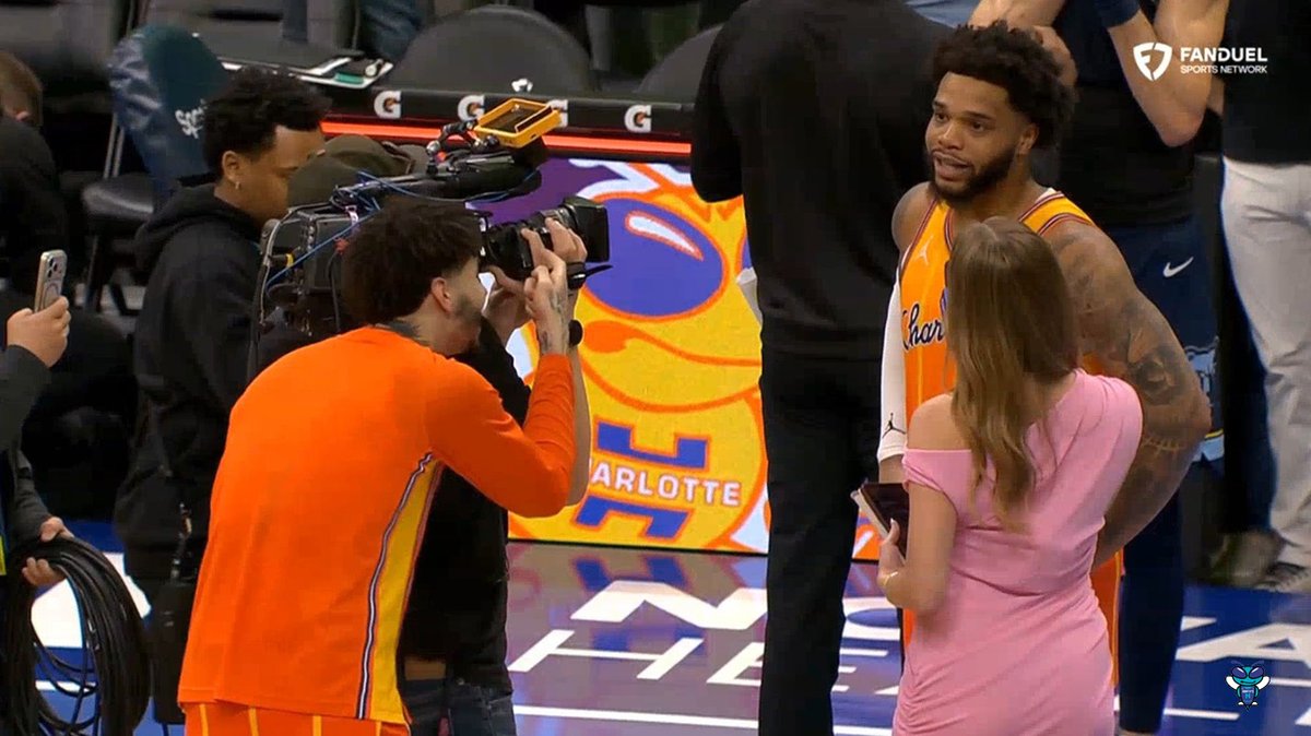 🎙️ Miles Bridges on the impact of Charles Lee: "He holds everybody accountable. That's his special thing about coaching. Some coaches are scared to hold their star players accountable, and he holds everybody accountable. I feel like it's showing on the court."