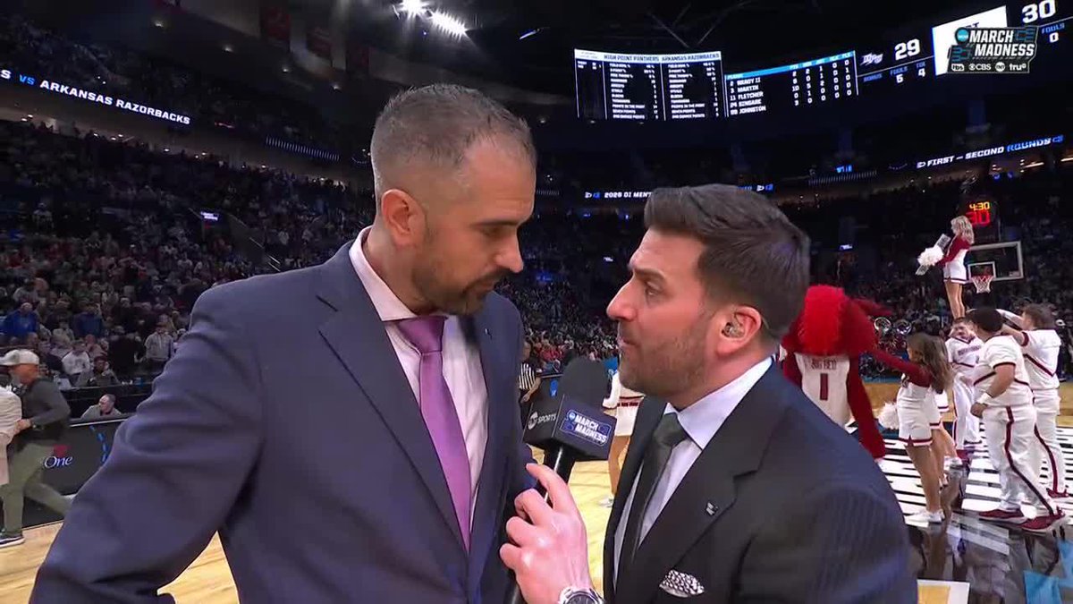 "Love it. We're shooting with confidence. We gotta play with confidence." High Point University Men's Basketball's Flynn Clayman to Jared Greenberg