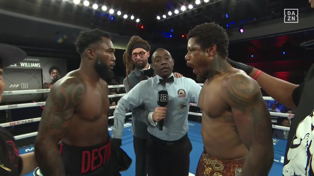 DOWN GOES AMMO IN ROUND 2 #AdamesWilliams | LIVE NOW on DAZN ▪️