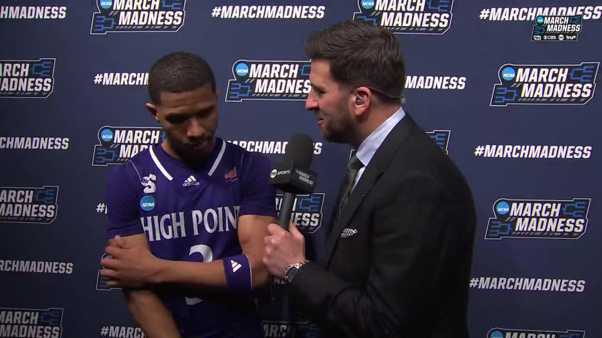"The pressure is on them. So just keep playing High Point basketball." 🗣️ High Point University Men's Basketball's Rob Martin to Jared Greenberg