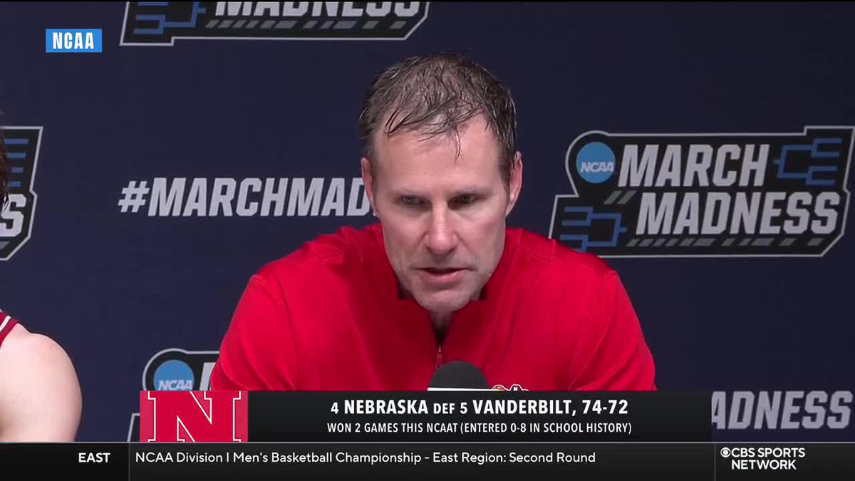 "When that thing was up in the air, I was like 'Oh man, that's going in.'" — .Nebraska Men's Basketball head coach Fred Hoiberg on Tyler Tanner's half court miss