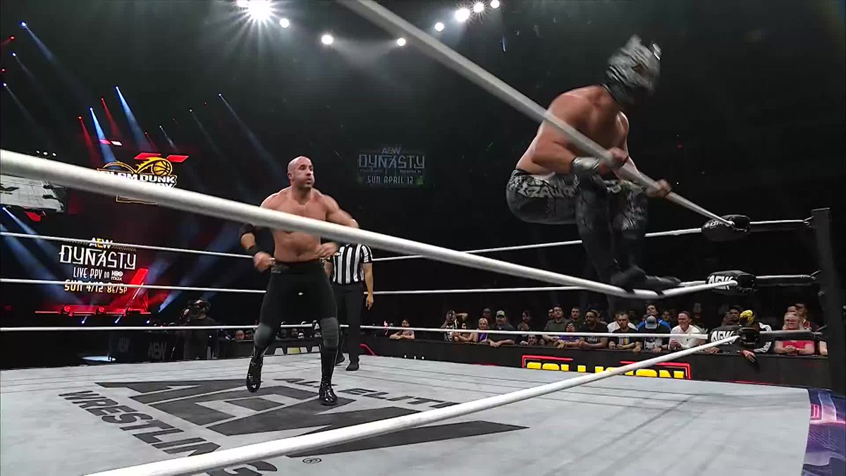 A brutal combination from Claudio gets the Death Riders the win! Watch the Slam Dunk Saturday #AEWCollision replay RIGHT NOW on @SportsOnMAX!