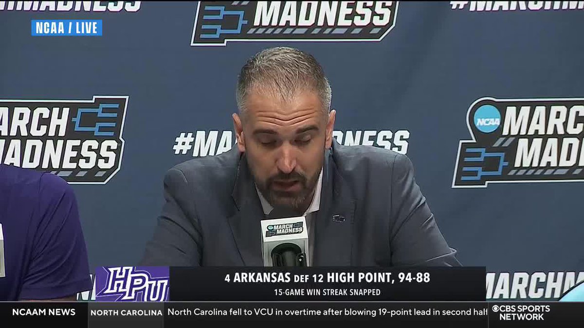 "Ever since I stepped foot on High Point University's campus, my life changed... We made history." — .High Point University Men's Basketball head coach Flynn Clayman