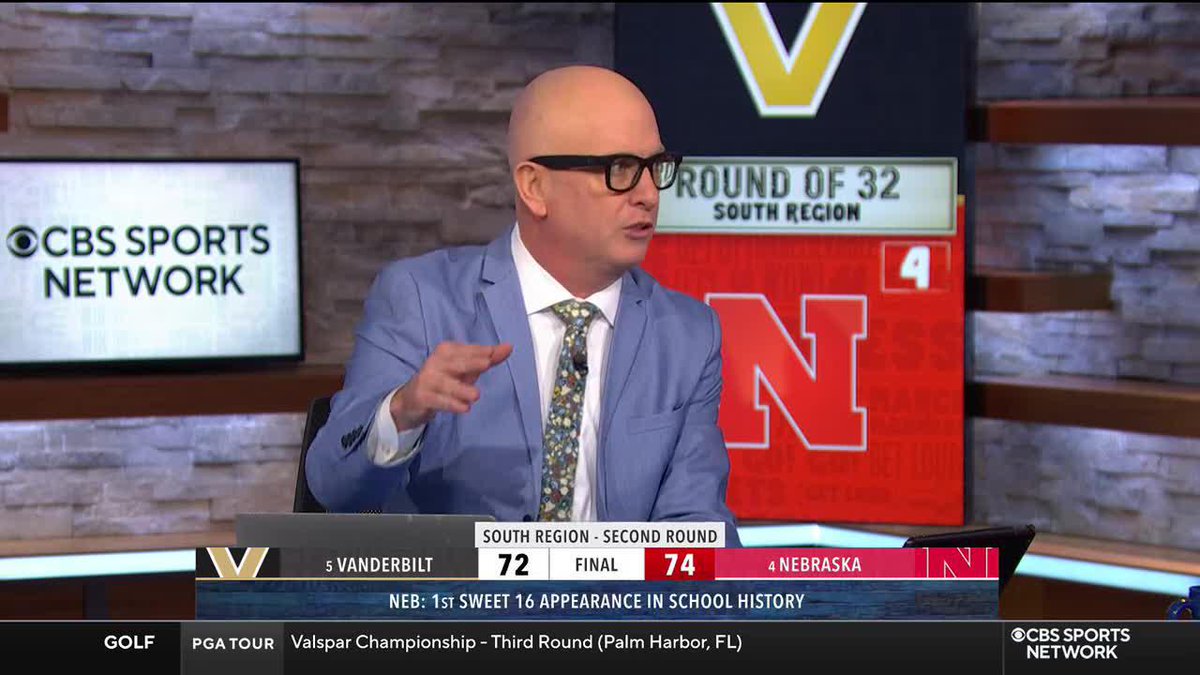 "Everything about this story is awesome... every bit of this is a movie." — .Gary Parrish on .Nebraska Men's Basketball advancing to the Sweet Sixteen 🌽