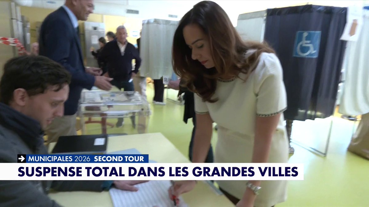 Sarah Knafo vote à Paris. Toute l'info est à retrouver sur