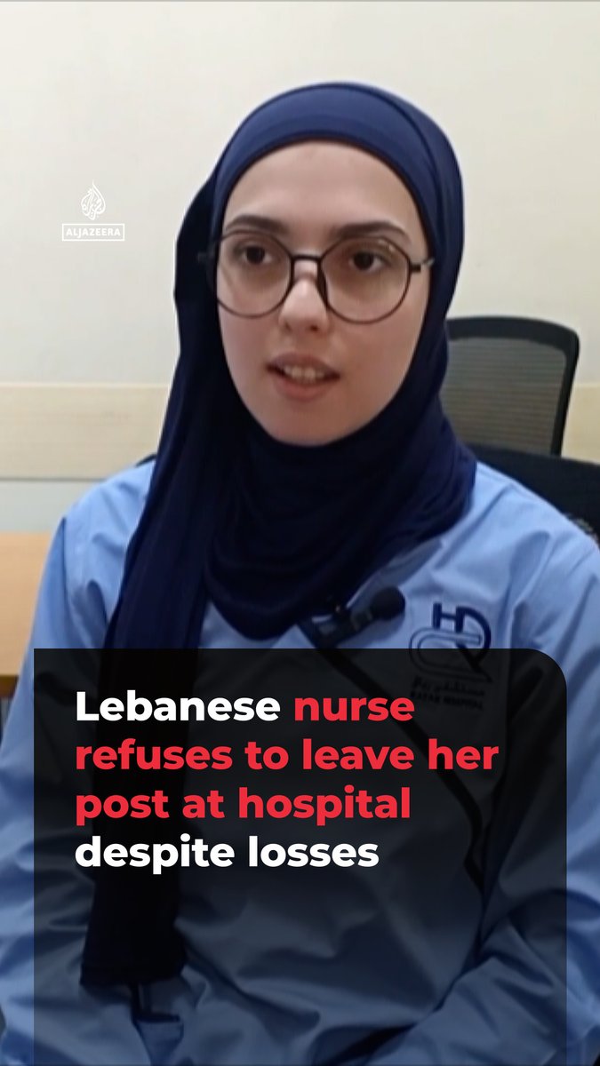 This Lebanese nurse remains at her post after losing her fiance in the 2024 Israel-Hezbollah war. She says her role is to keep helping others. More than 1,000 people have been killed and 2,740 others injured since Israel renewed widespread attacks on the country.