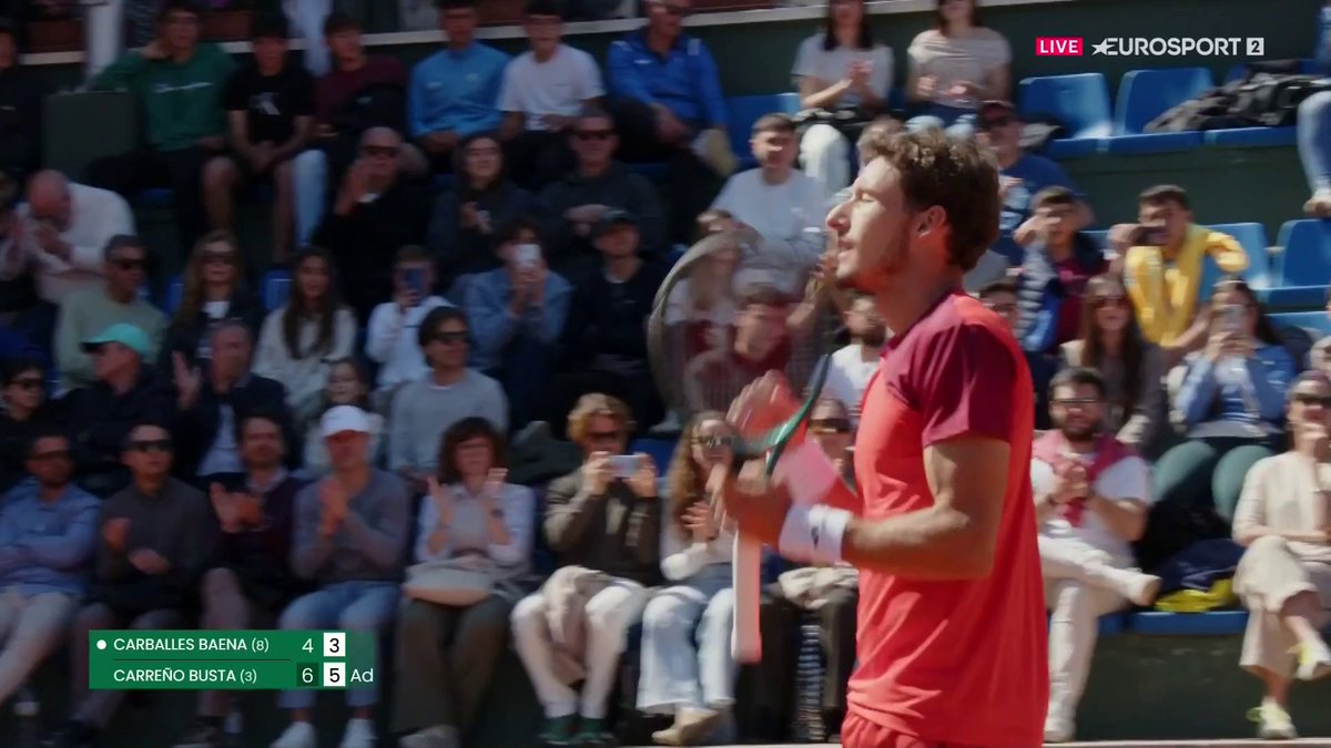 🏆🇪🇸 ¡Título para Pablo Carreño y DE VUELTA AL TOP-100! El gijonés gana su 15º Challenger de 17 finales, ante Carballés en Real Murcia Club de Tenis 🎾, y da un paso de gigante para clasificarse de forma directa a Roland-Garros 📺 Lo viviste en Eurosport y HBO Max España