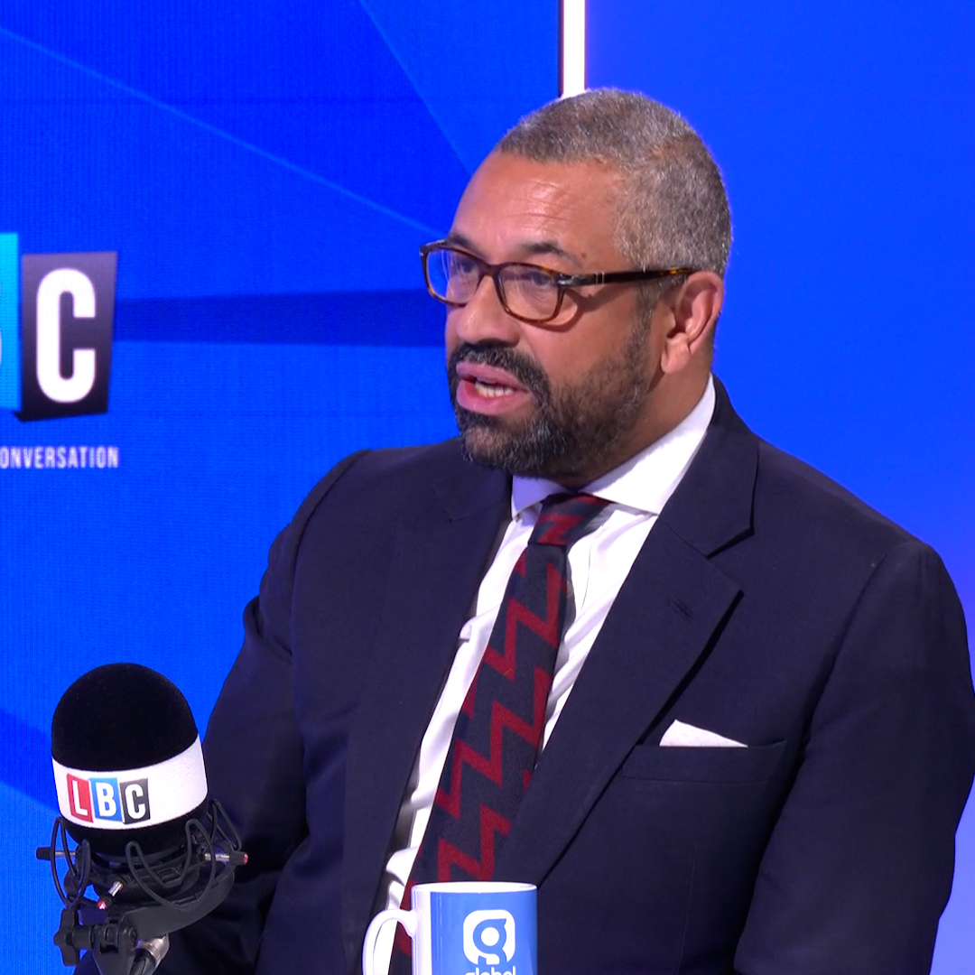 “It always seems to be Muslims that you’ve got a problem with.” @Lewis_Goodall interrogates Sir James Cleverly over the Conservative Party’s history of comments about Muslims.