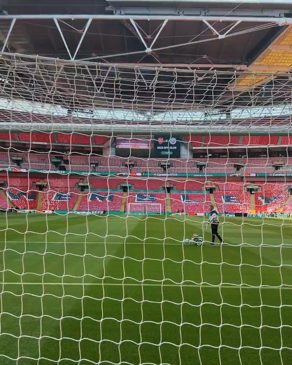 A scene fit for a final. 📍 Wembley Stadium