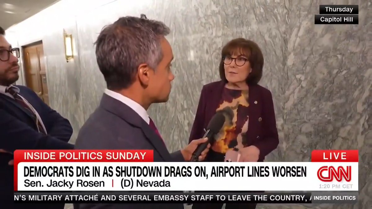 "TSA people... that's our people. Those are the kind of people we should fight for, not stop paying them." Democratic Sen. John Fetterman tells Manu Raju his party is wrong to keep DHS shut down, as his fellow Democrats demand changes at ICE. #InsidePolitics