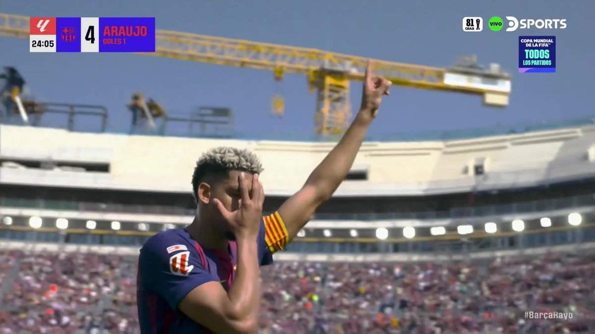 ‼️🇪🇸 RONALD ARAÚJO Y ESTE CABEZAZO PARA PONER EL 1-0 DEL BARÇA.