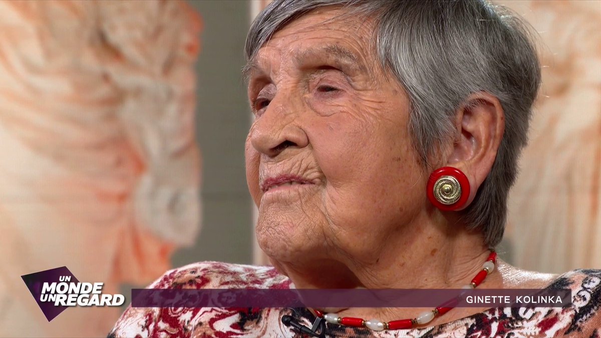 « Je ne sais plus pleurer. J’ai eu un brin d’émotion le jour de mes 100 ans » Quand on perdait « le moral dans un endroit comme ça, c’est la mort qui vous prenait » confie Ginette Kolinka à propos du camp de concentration et d'extermination d’Auschwitz-Birkenau #UMUR Rebecca Fitoussi