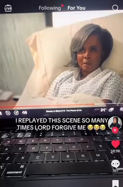 This was my favorite scene. I laughed my ribs out. Who was your favorite character in Part 2, Season 2 of Beauty in Black? Mine is Officer Alex.