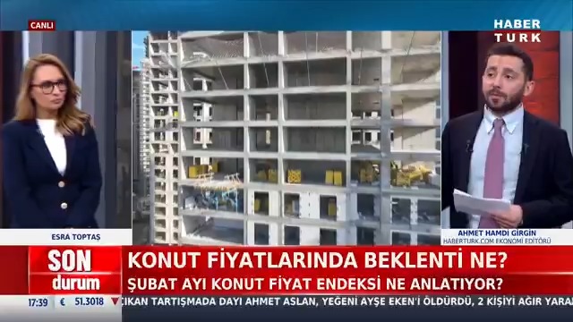 #SONDURUM - Şubat ayı konut fiyat endeksi ne anlatıyor? Konut fiyatlarında beklenti ne? Ekonomi Editörü Ahmet Hamdi Girgin (Ahmet Hamdi Girgin) #Haftalık'ta yanıtladı.