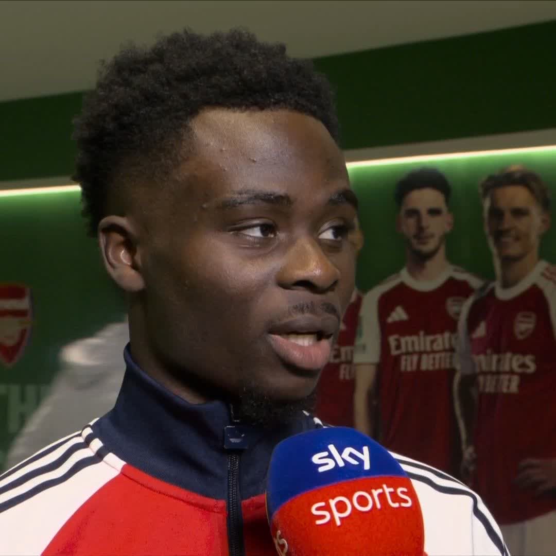 "We know the end of this game can bring something beautiful." Bukayo Saka is excited to share the Carabao Cup final at Wembley with the fans ❤️