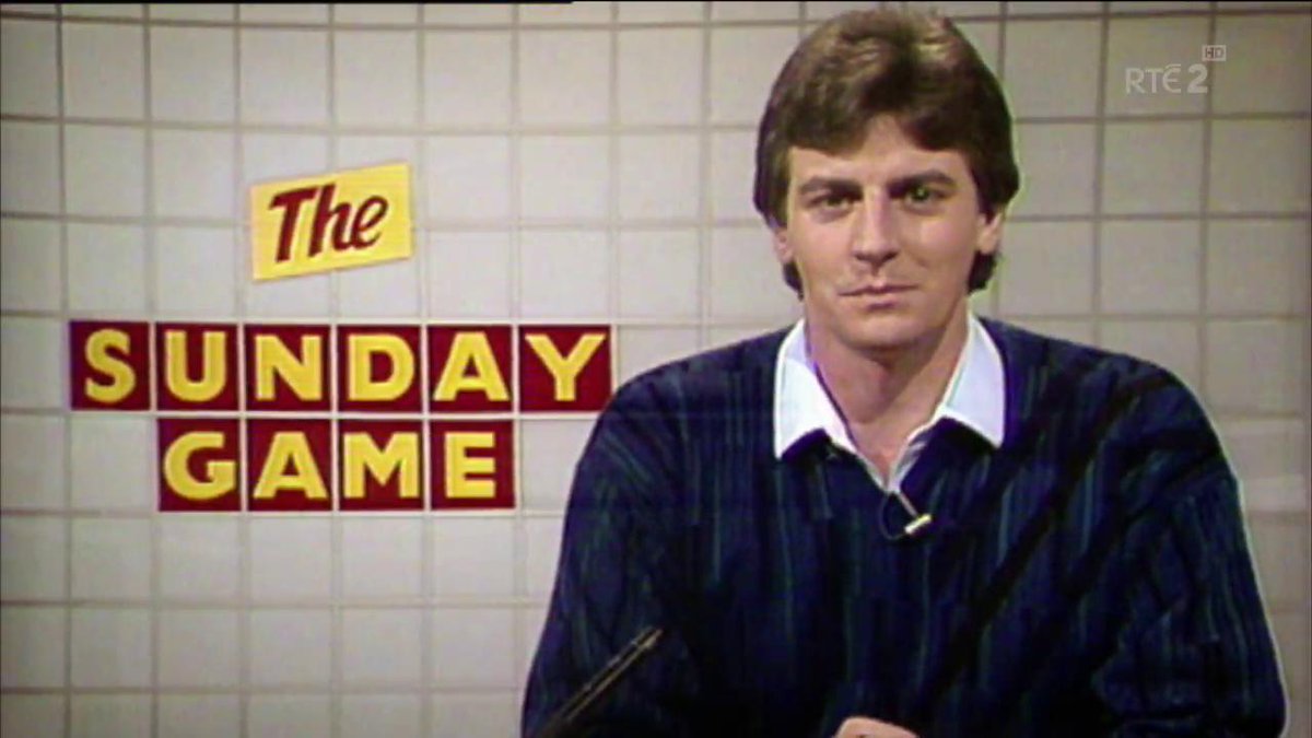 RIP Michael Lyster ❤️ Loved this 2018 RTÉ Tribute to him on his final day hosting The Sunday Game. He fronted the panel so well for 35 years. Ar dheis Dé go raibh a anam.