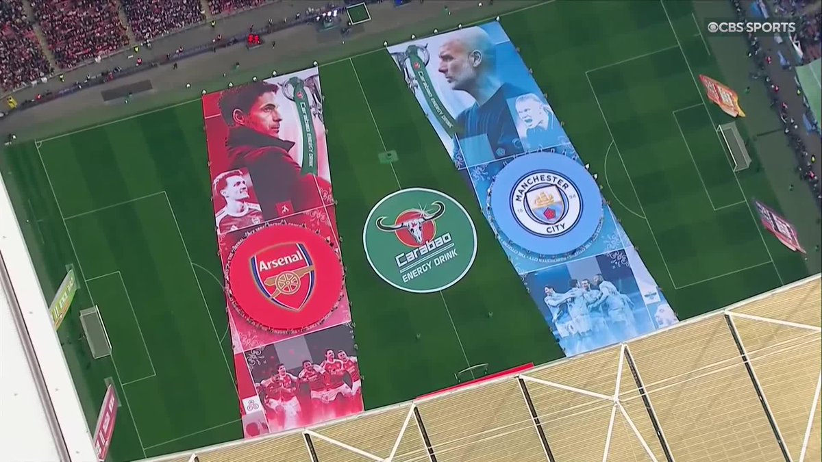 HERE WE GO 🏆 Coverage of Arsenal vs. Man City in the #CarabaoCupFinal is streaming LIVE on Paramount+ 📺🍿