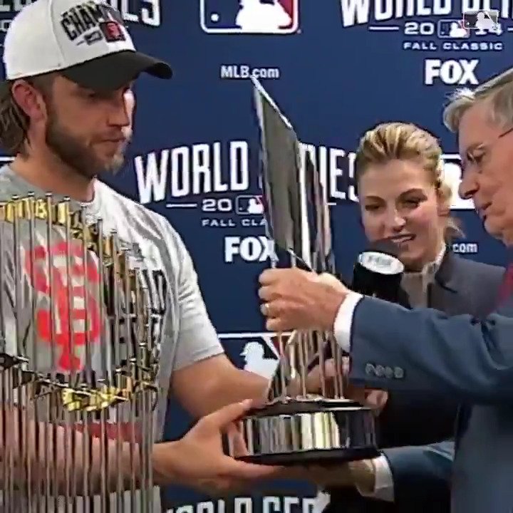 Madison Bumgarner has the lowest career ERA (0.25) and WHIP (0.528) in World Series history (min. 20 IP)
