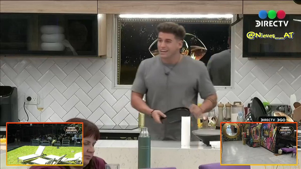 Cruce entre Sol y Manu. #GranHermano #GranHermanoAr