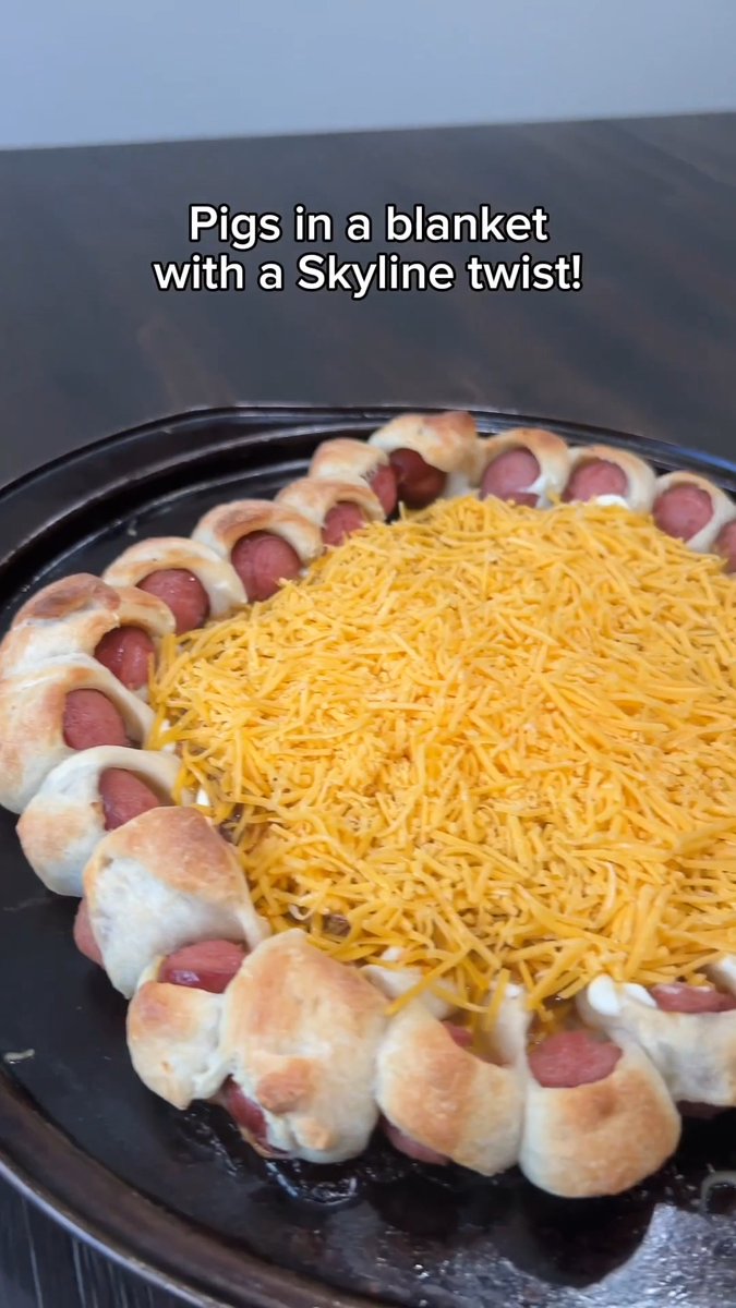 This pick? Easy win 🏆 Skyline Pigs in a Blanket are calling… go ahead, level up your gameday watch party 🏀🔥​ Need the recipe? Check it out here: