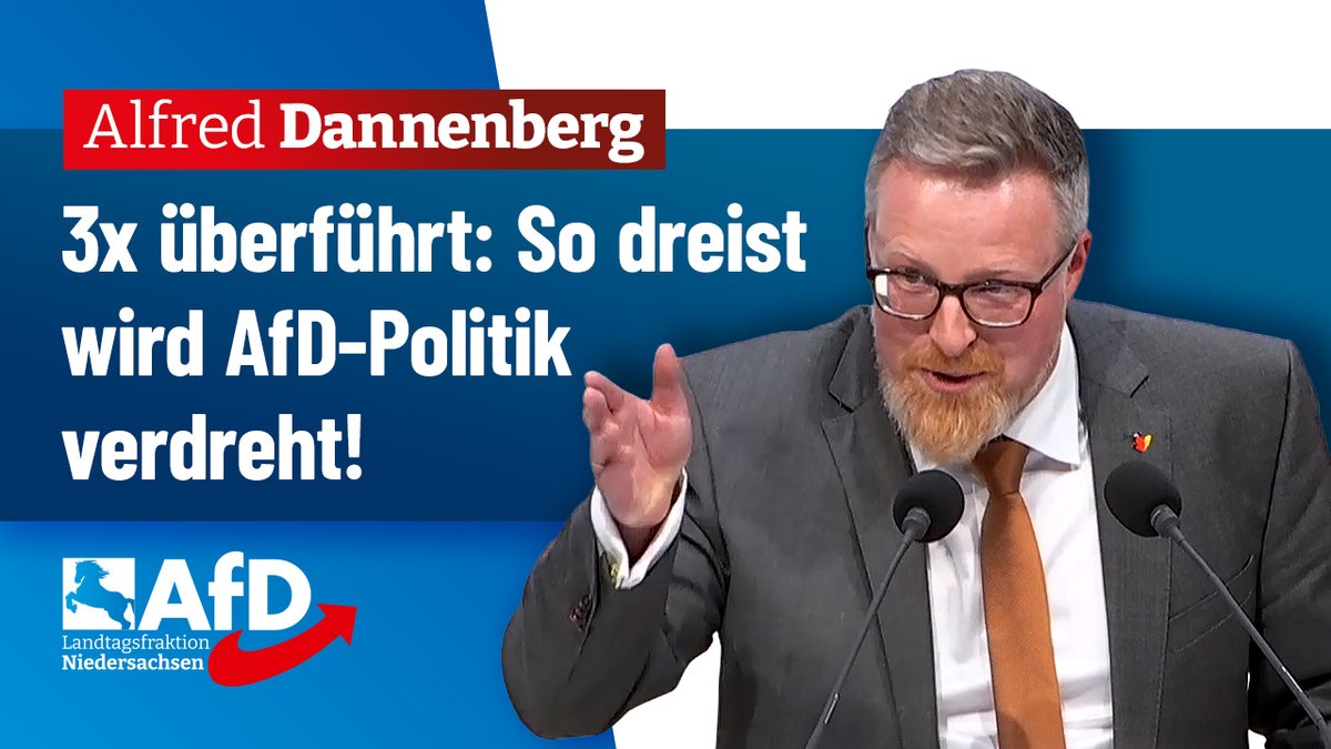 ++ Gleich 3x überführt: So dreist wird AfD-Politik verdreht! ++ Unredlich: Um einen guten Antrag der AfD abzulehnen, verdreht ein CDU-Vertreter Fakten und Forderungen in ihr Gegenteil. Aber mit Alfred Dannenberg (AfD) ist er an genau den Richtigen geraten. Der lässt sich das nämlich nicht gefallen. Er macht der CDU und allen anderen Altparteien eine Ansage, die sie so schnell nicht vergessen werden.
