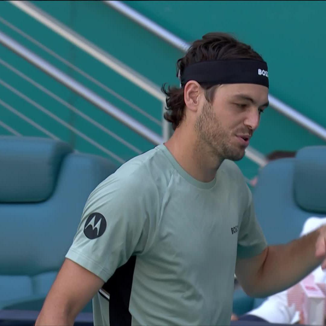 Some forehands just hit different 😜 Taylor Fritz #MiamiOpen