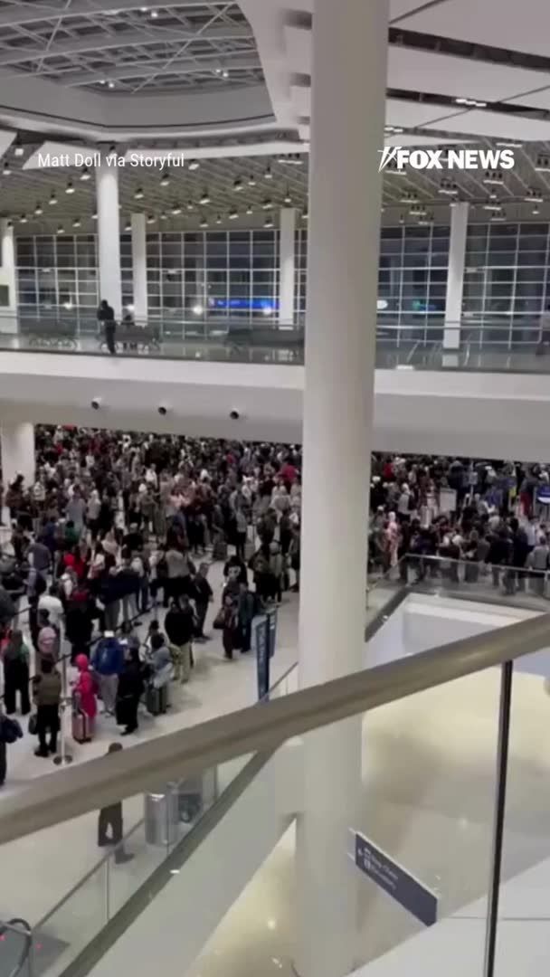 ‘THIS IS WILD’: Airports across the country are seeing long TSA lines and travel disruptions as staffing strains during the shutdown, with some waits stretching for hours. At Louis Armstrong New Orleans International Airport, travelers were seen standing in long lines snaking across the terminal. “They are sending the line out into the parking garage,” one traveler said.