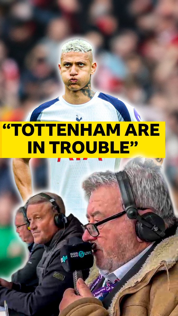 🎙️⚪️📉 Jonathan Pearce & Paul Robinson react as Tottenham fall to Nottingham Forest Just one point above the drop… 😬 #BBCFootball #THFC