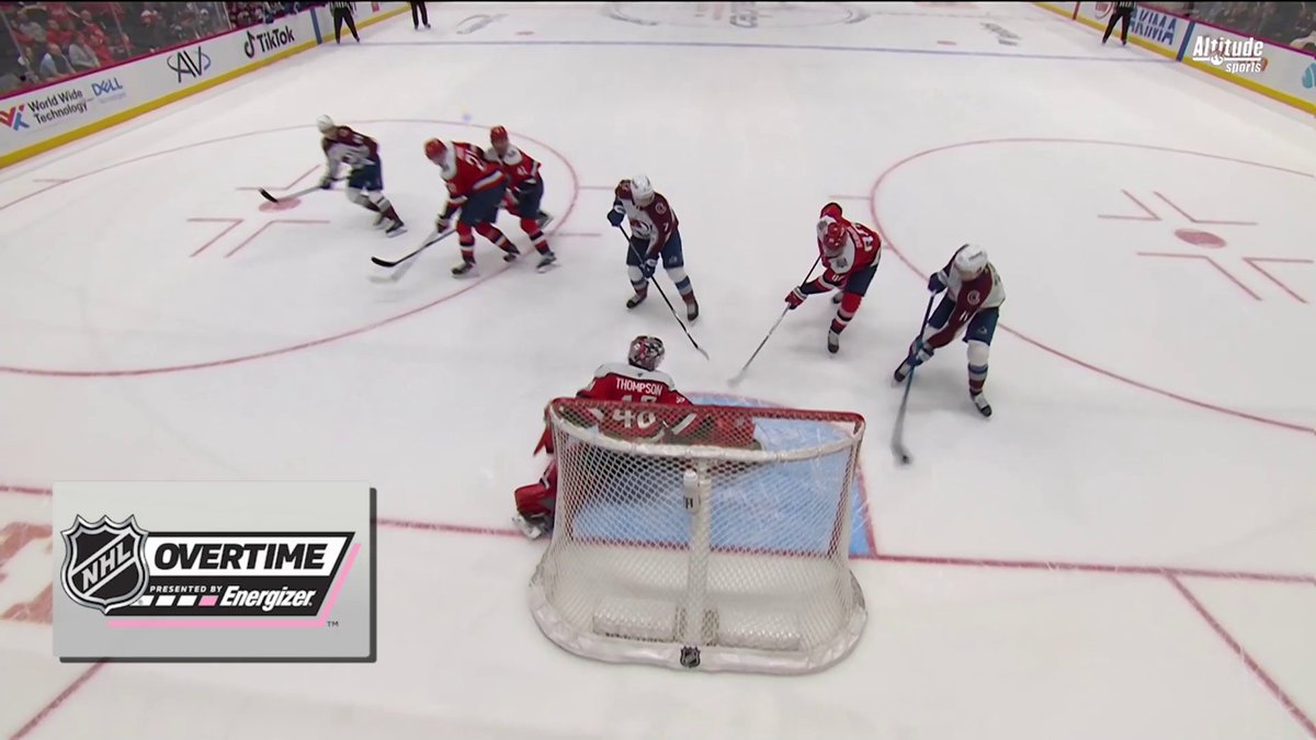 THAT'S A W FOR THE AVS 🏔️ Brock Nelson buries the winner in Energizer overtime!
