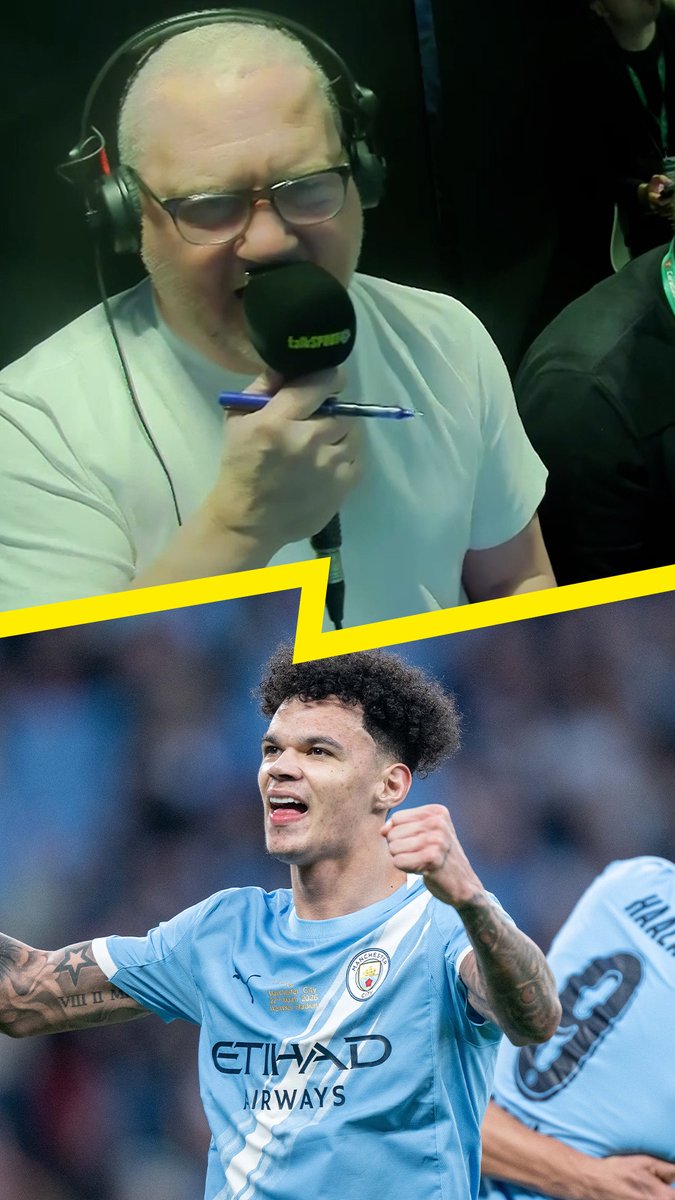 Listen to talkSPORT's electric commentary of Man City's opener against Arsenal in the League Cup final! ⚡️