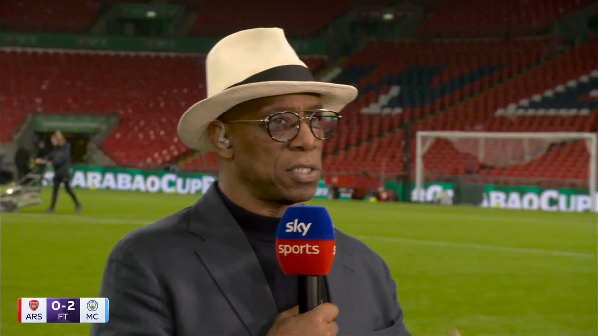 "Arsenal have to reset, refocus... it's not over." Ian Wright on how the Carabao Cup final might affect the title race... 👀🏆