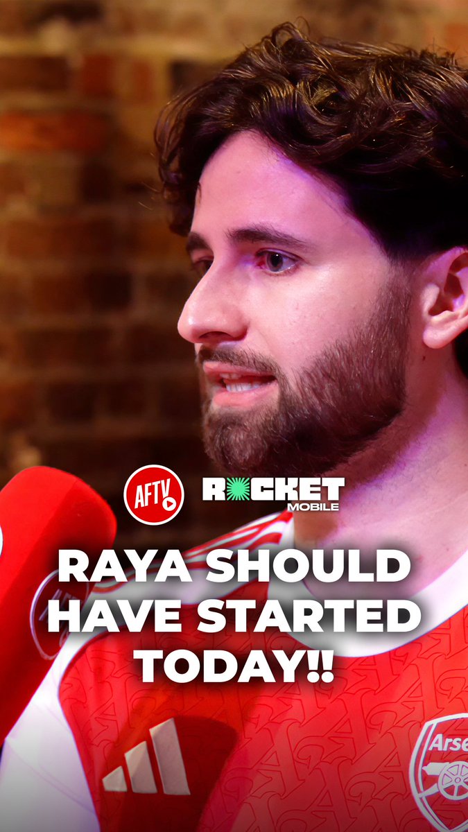 If Raya had started in goal, would the result have been better for us today? 🤔 Get unlimited data, calls, and texts for just £16 a month! Switch now to Rocket Mobile 👉 #ad UK only. T&Cs apply. #FanCams #Arsenal #Raya