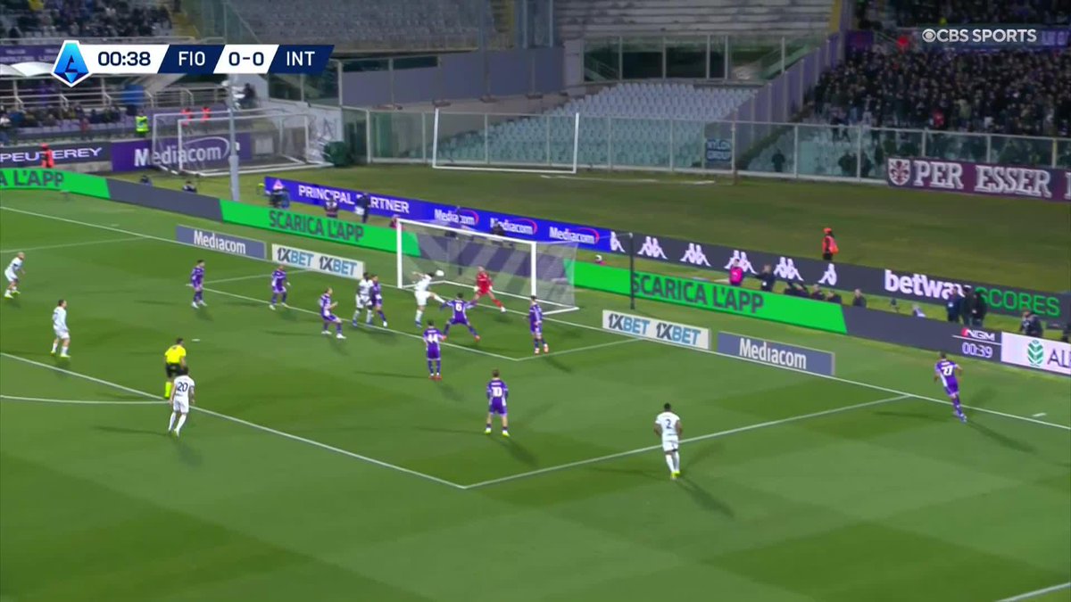 INTER SCORE AFTER JUST 39 SECONDS 🤯🔥 Pio Esposito gives the away side the perfect start ⚫🔵