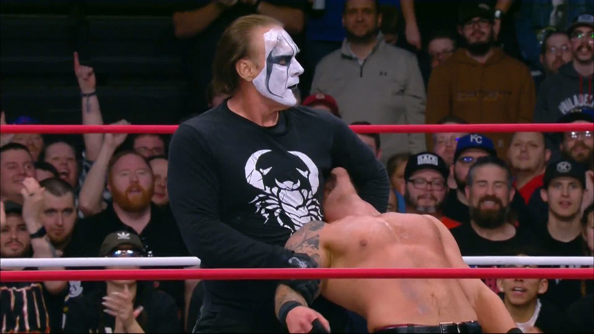 3 years ago today; Sting, Darby and Orange Cassidy defeated Kip Sabian, Butcher &amp; The Blade. 🦂 💀 😎