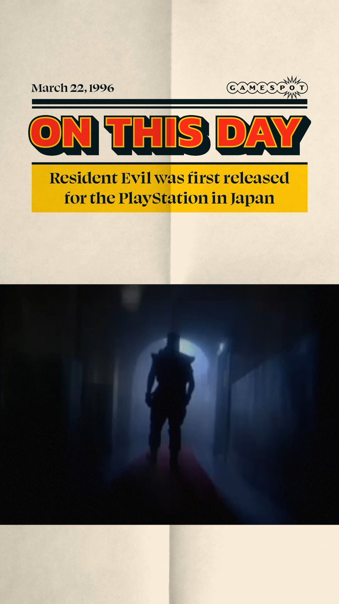 Capcom released Resident Evil in Japan, 30 years ago today 🔥