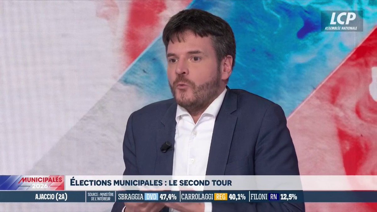 "On voit quand même que quand les Insoumis se sont maintenus, ils ne se sont pas effondrés", relève Benjamin Morel. "Il n'y a pas eu nécessairement un effet 'vote utile' pour les Socialistes". #Municipales2026