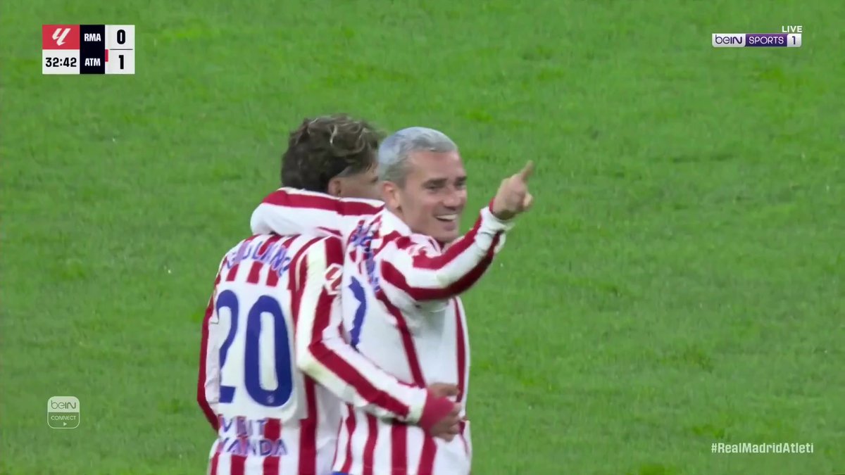 أديمولا لوكمان يفتتح التسجيل لأتليتيكو مدريد #الدوري_الإسباني #LaLiga