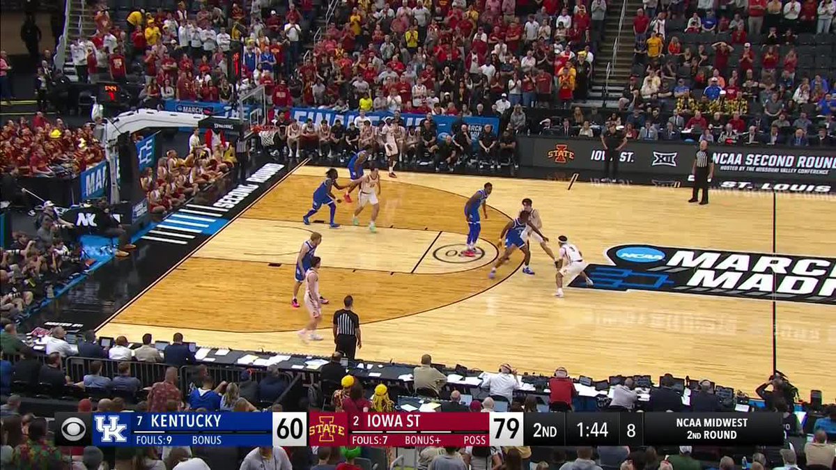 MILAN TAKING IT HOME 🔥 #MarchMadness Iowa State Men’s Basketball