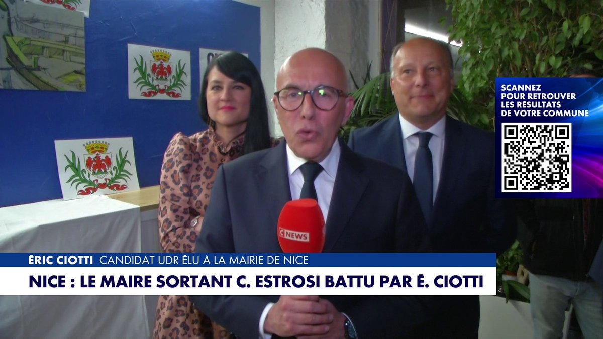 Municipales 2026 : «Trop souvent il y a une victoire de la gauche car la droite n'a pas su être unie. Il y a toujours ces comportements ridicules», déplore Éric Ciotti, nouveau maire de Nice Toute l'info est à retrouver sur